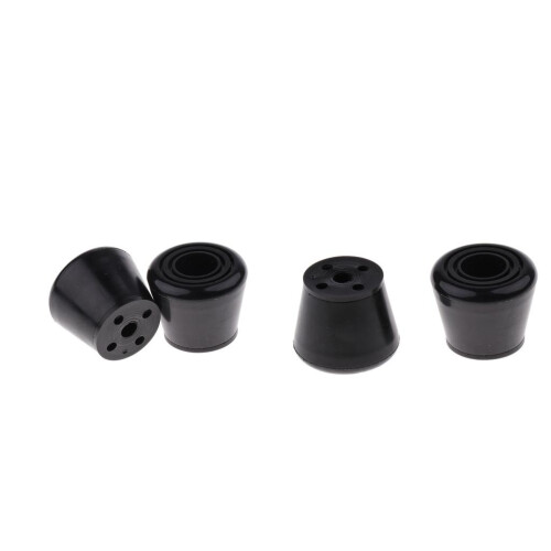 4pcs Black Roller Skates Toe Stops Outdoor Inline Skating Accessories 2