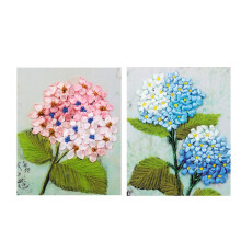 2 Pieces Ribbon Embroidery Kit For Beginner Flower Pattern DIY Home De