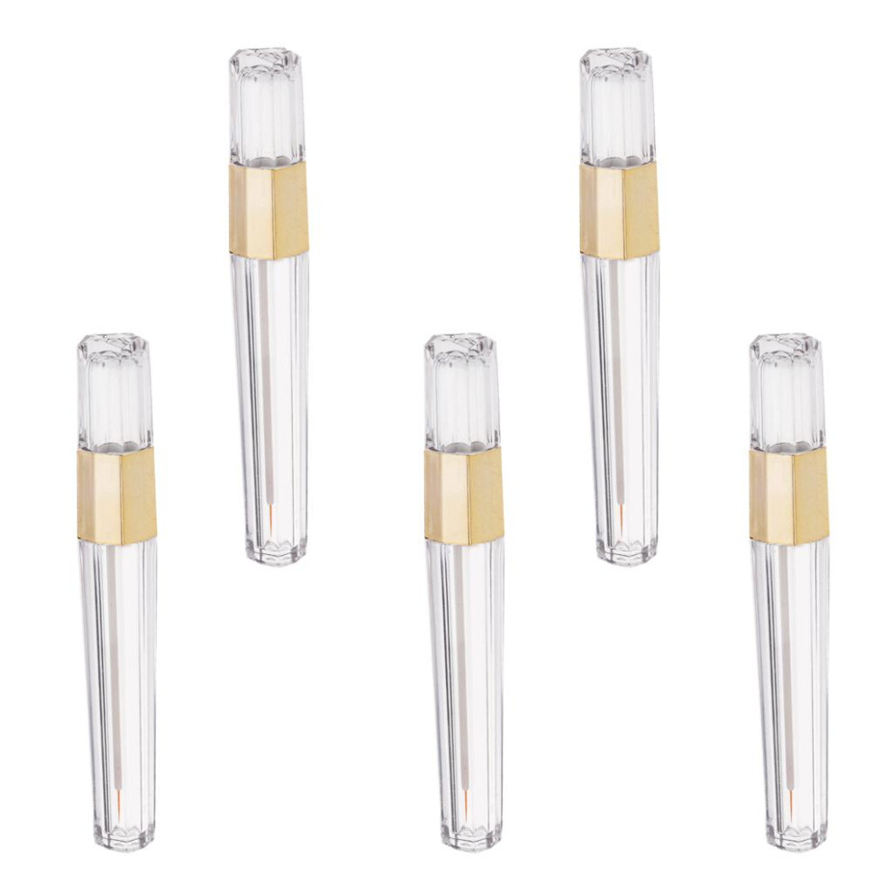 5 Pieces 3ml Empty Eyelashes Mascara Tube Eyeliner Vials Bottle for Ma