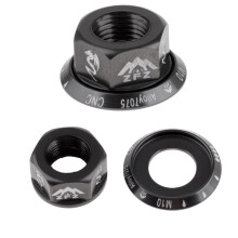 2pcs Bike Rear Hubs Nut Mountain Bike MTB Flange Nuts Parts Drums Axle