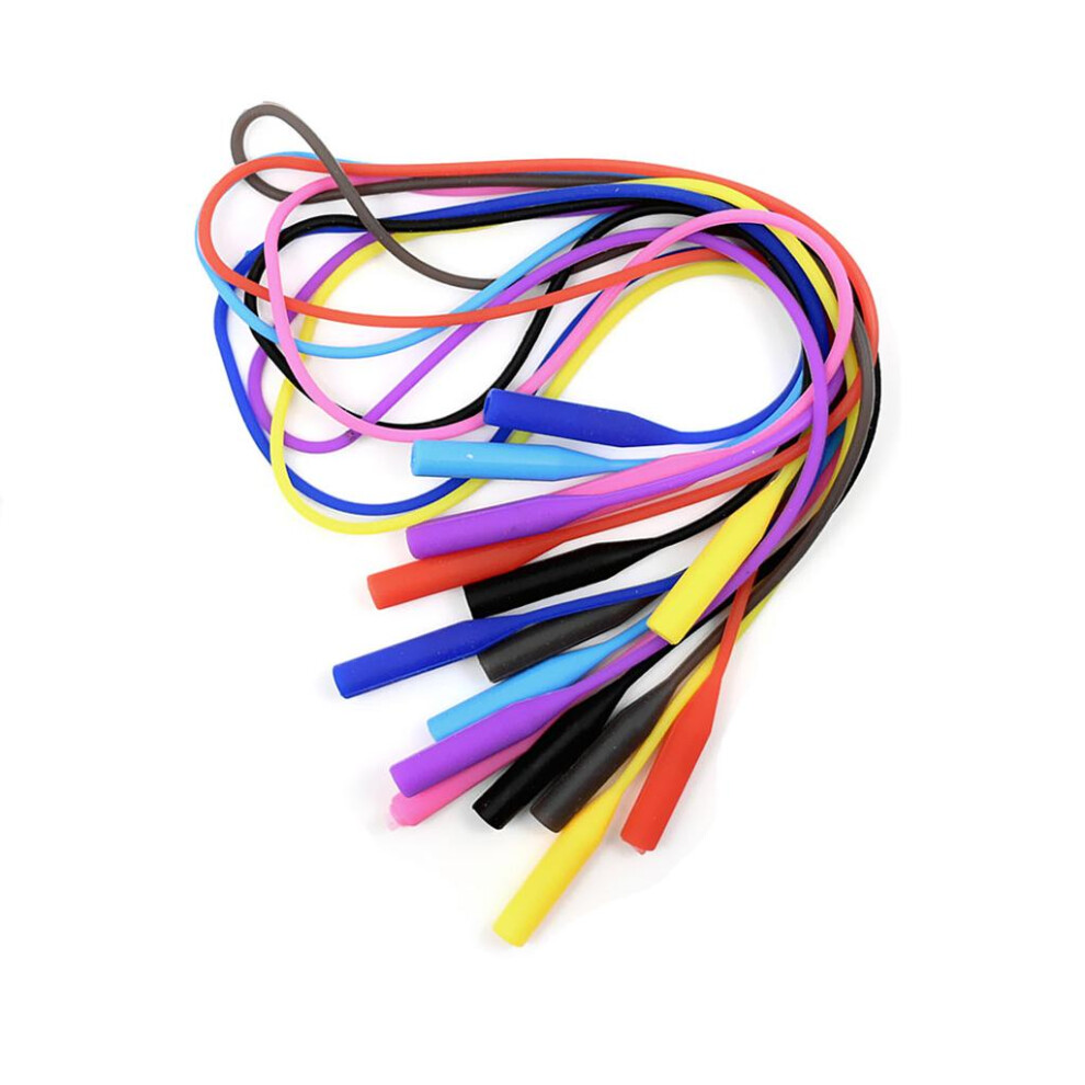 7Pieces Silicone Eyeglass Glasses Sport Lanyard Strap Chain Cord Holde