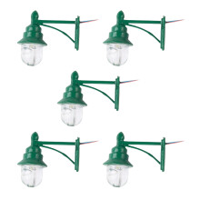 Set of 5 Model Railway Lamps Hanging Lamp Lighting Scenery for Living