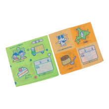 2Pcs Kids Handkerchiefs Cotton Cartoon Pattern Hankie Square Kerchiefs