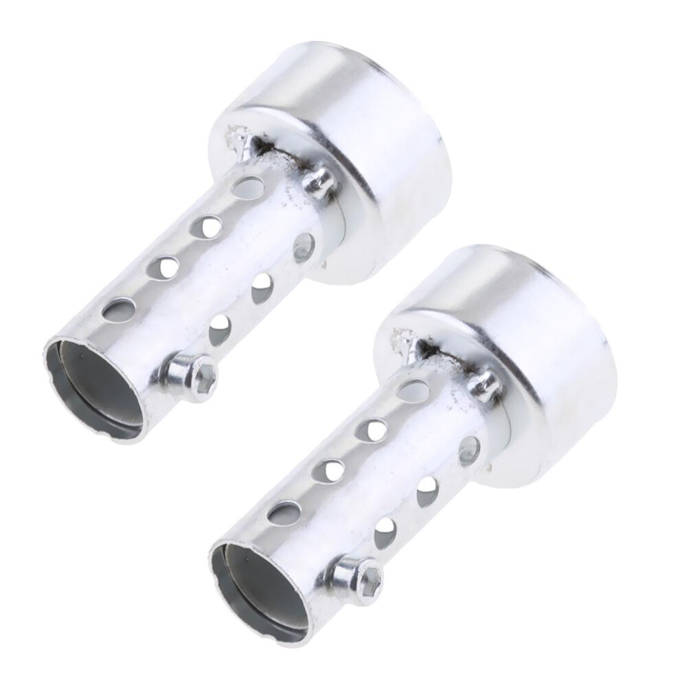2Pcs Universal Motorcycle Exhaust Can Killer Silencer Muffler Baffle 4 6901423096516