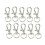 Phenovo 10pcs Swivel Trigger Snap Hooks Silver 12mm x 30mm 2