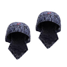 2Pcs Welding Welder Protective Hat Cap Scarf Welder Flame Retardant Co