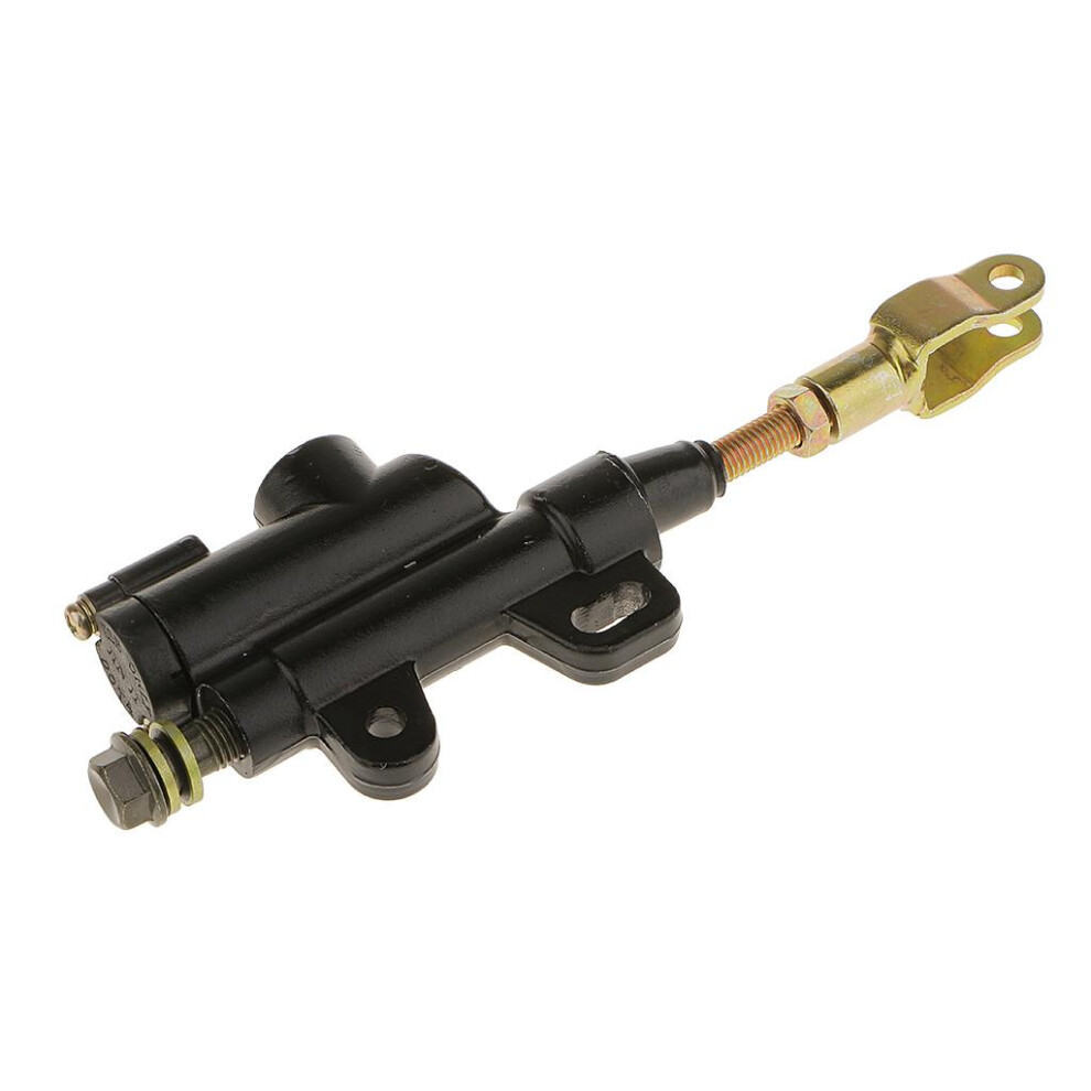 Motorcycle Rear Foot Brake Master Cylinder Hydraulic Brake Pump Black 6901423080843