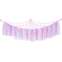 Toy Hammock Wall Mounted Children Stuffed Toy Storage Net for Home Nur