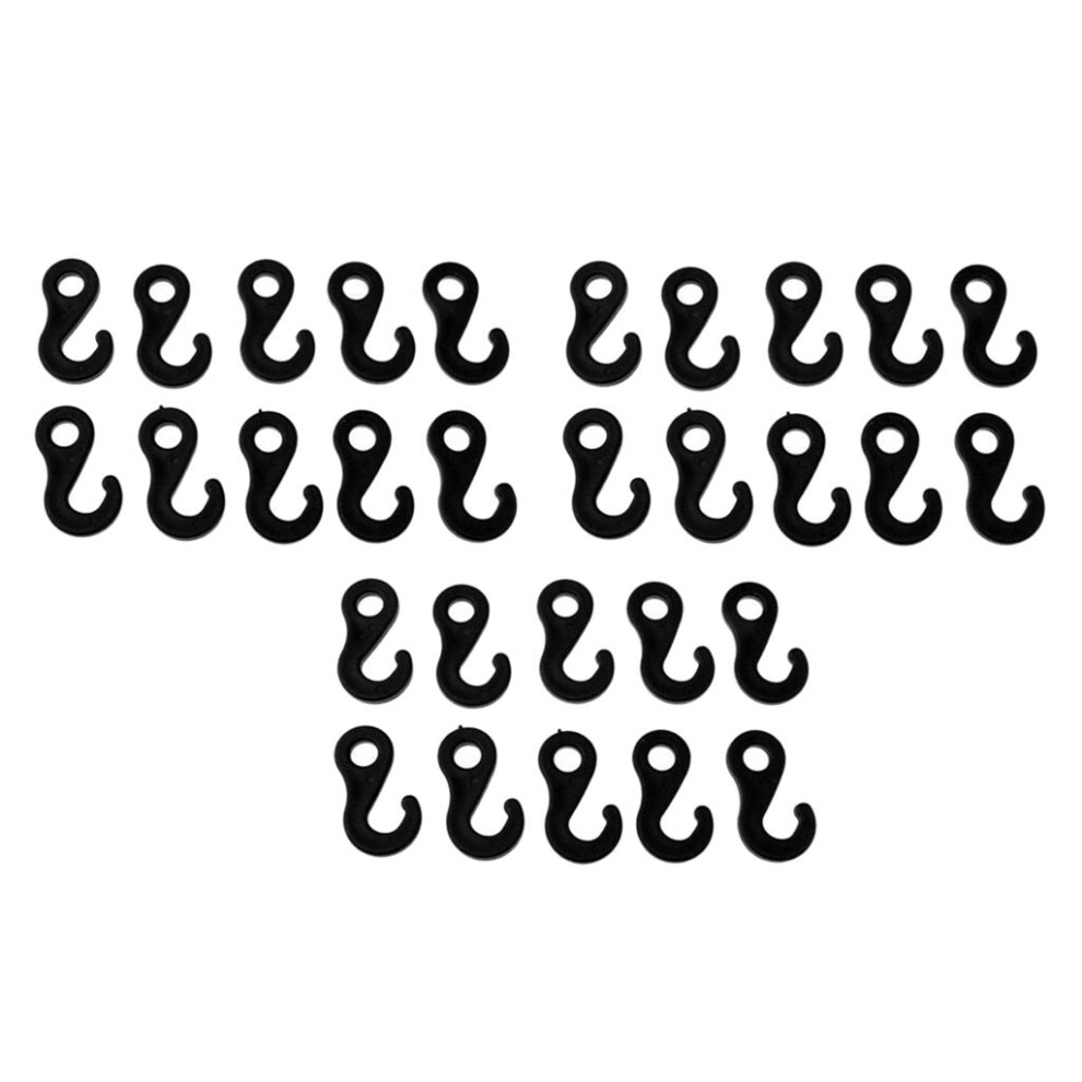 30Pieces Bungee Cord Hooks Elastic String Karabiner Shock Cord Snap En 6901423095649