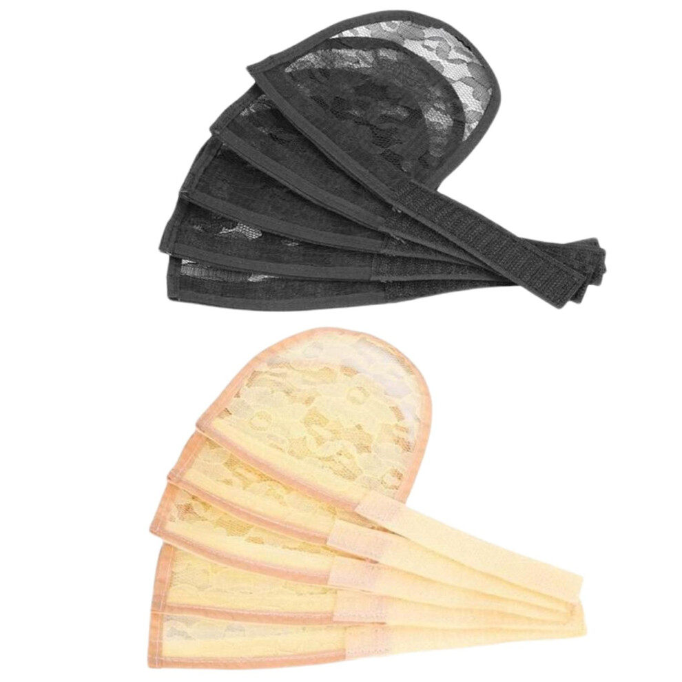 10 pcs Hair Net for Making Ponytail Weaving Net Wig Caps Hair Accessor