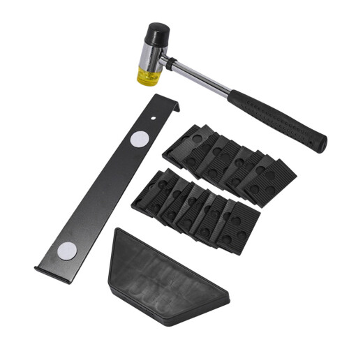 LAMINATE WOOD FLOORING INSTALLATION KIT HAMMER PULL BAR TAPPING BLOCKS 2