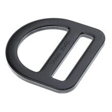 2xOutdoor Safety Harness Buckle Slotted D Ring Hardware for Climbing A