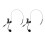 2pcs Microphone Headset 1/8" (3.5mm) for Speakers Bodypack Transmitter 1