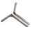 2x2 Pcs Stainless steel Triangular Corner Wall Shelf Bracket Holder 6 1