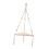 Macrame Hanging Shelf Rack Corner Shelf Floating Shelf White for Books 1