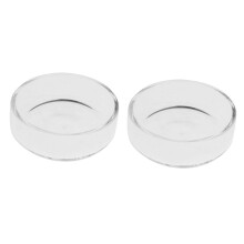 2Pcs Aquarium Fish Tank Shrimp Feeding Food Dishs Tray Feeders Contain