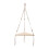 Macrame Hanging Shelf Rack Corner Shelf Floating Shelf White for Books 2