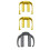 3Pcs Replacement Clips Professional Lightweight for K2 K3 K7 Car Home 1