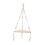 Macrame Hanging Shelf Rack Corner Shelf Floating Shelf White for Books 3