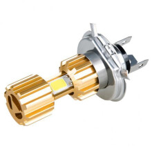 2xH4 Led Motorcycle Headlight 12V Moto Bulbs 3400lm Super Bright White