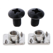 3x2 Pairs Roller Skates Buckle Replacement Inline Skates Screws Nut Bo