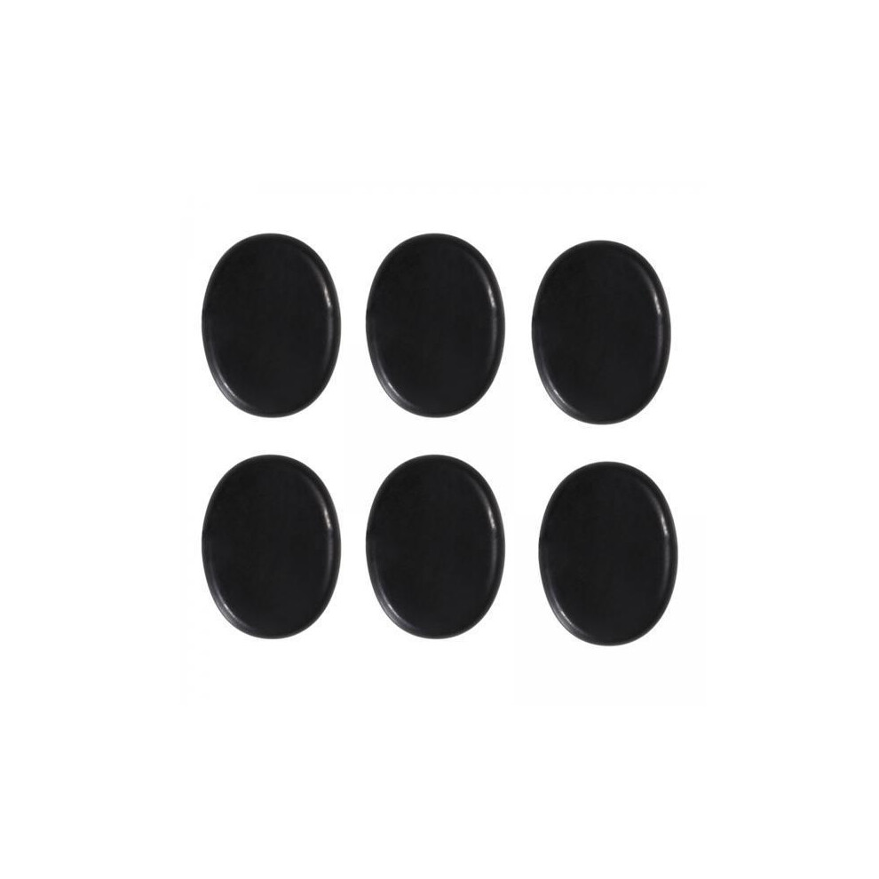 2x6 Pcs Hot Massage Stone Set Natural Basalt Warmer Rock Kit  4 x 3cm