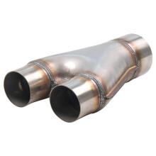 Exhaust Y Pipe 2" Inlet 2.5" Outlet Anti-Corrosive Durable Decoration