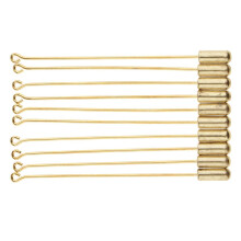 10 Piece 7.1cm Long Needle Plug Lapel Stick Hat Scarf Brooch Boutonnie
