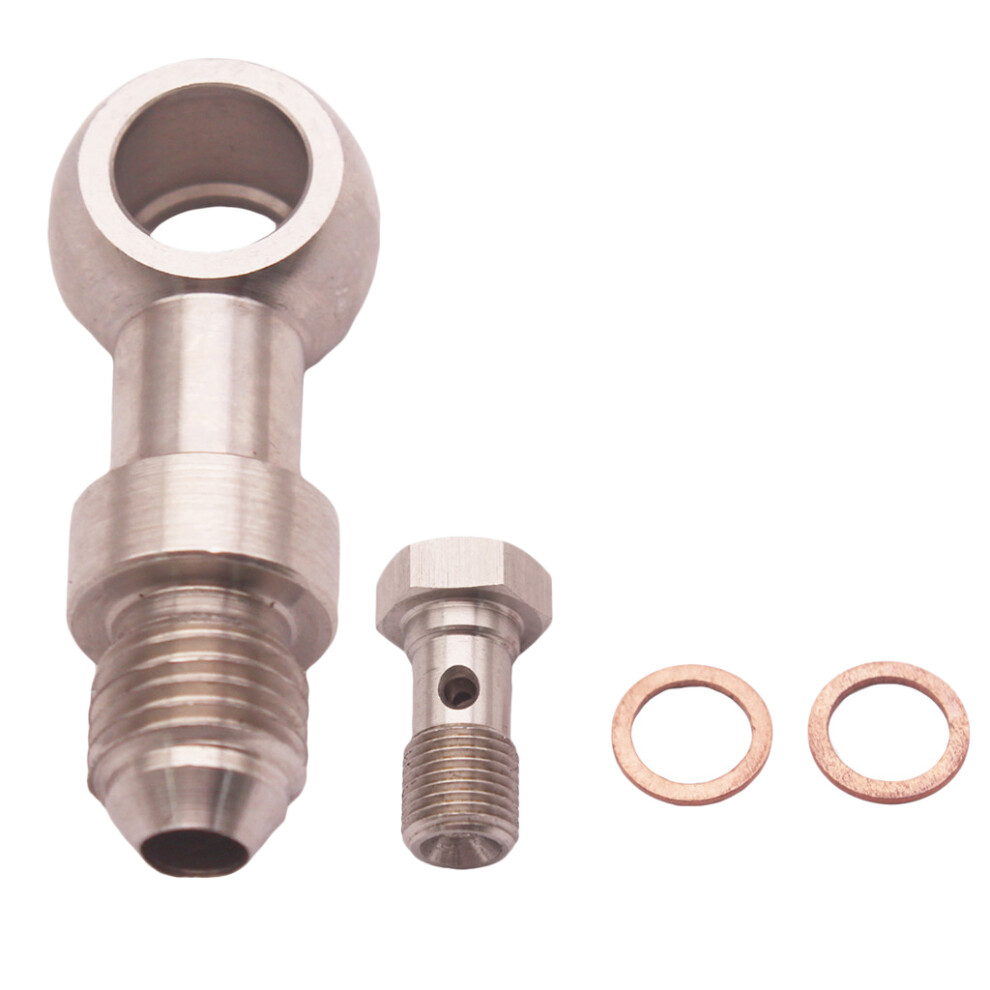 M10x1.0 4An Turbo Aluminium Alloy Oil Feed Banjo Bolt Kit 1.5Mm Restri 6901423109070
