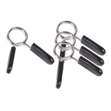 4x Barbell Spring Clip Dumbbell Bar Collar Clamp Weightlifting Bar Loc