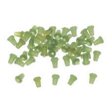 50pcs Carp Rig Ring Stops Rubber Shank Hook Stops Beads Buffer Baits H