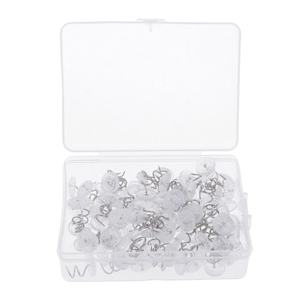 1 Box Of 100 Pieces Upholstery Spiral Nail Studs Furniture Sofa Tack P 6901423085282