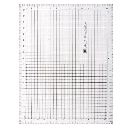 Acrylic Coordinate Ruler Graph Ruler Scale Grid Ruler for Hand Drawing 2
