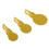 3pcs Stainless Steel Spinner Target 2.5/3/4cm for Shooting Hunting Pra 1