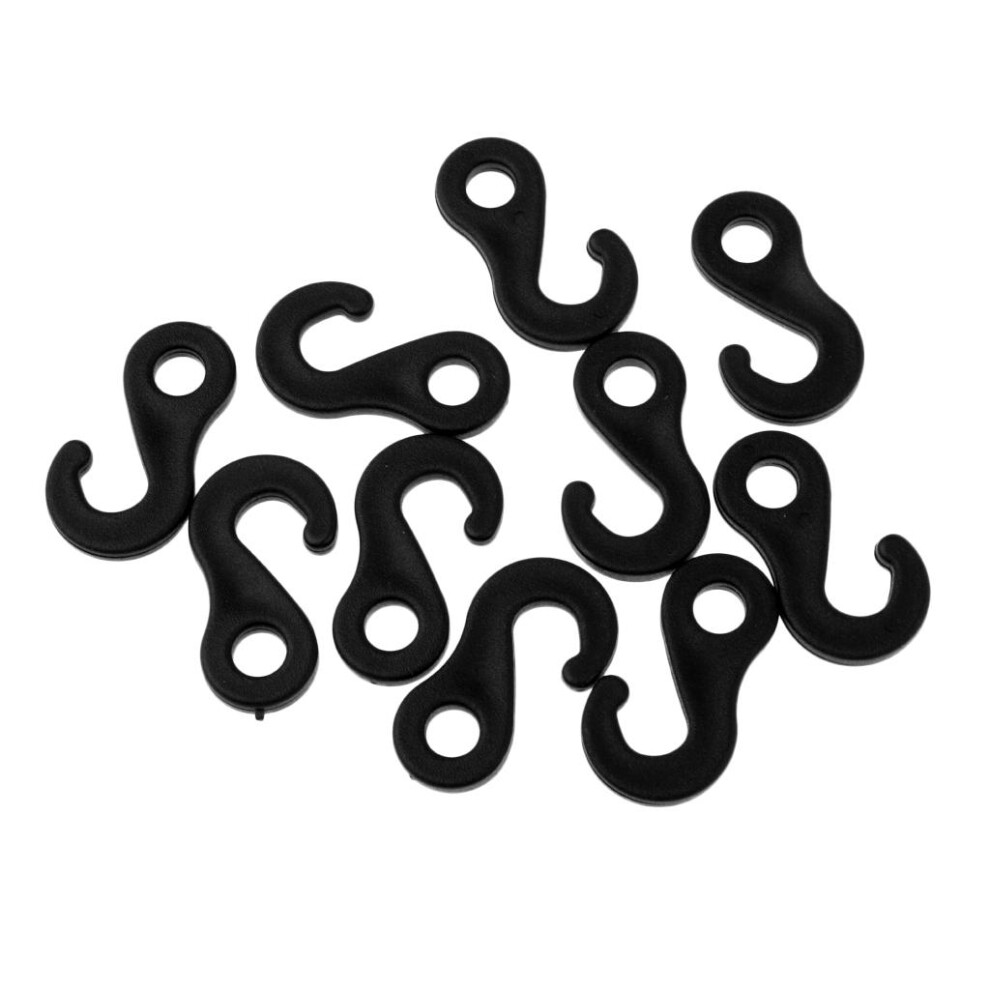 10Pieces Bungee Cord Hooks Elastic String Karabiner Shock Cord Snap En 6901423095656