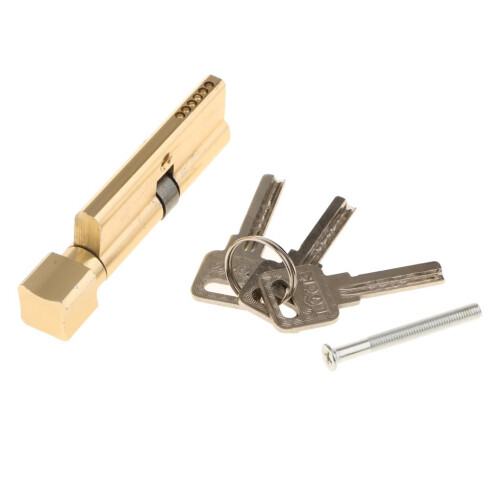 Copper Keys Cylinder Door Lock Core Security with Three keys 1