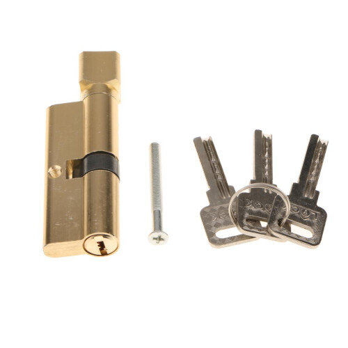 Copper Keys Cylinder Door Lock Core Security with Three keys 2