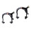 2x Cycling Bicycle Side Pull Brake Caliper C Brake Shoes Front and Rea 3