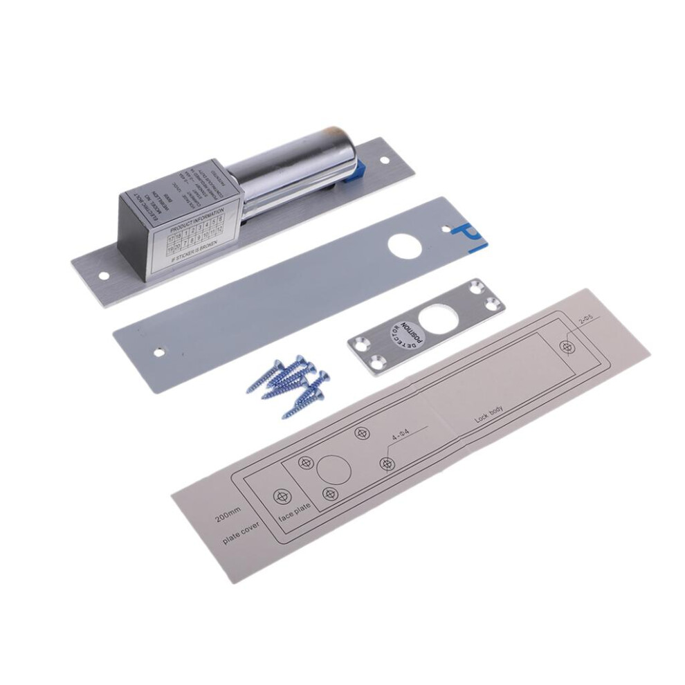 Electric Bolt Lock Fail Safe Mode Dc12v For Access Control Wood Metal 6901423083424