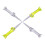 4pcs PU Plastic Golf Tees Oriented Guide Rotatable Flex Tees 76mm Trai 1