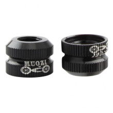 6xBike Vacuum Tire Law Mouth Nut Bicycle Tire Inner Tube Valve Caps Bl