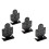 4pcs Metal Practice Silhouette Shooting Aim Target Mini Plinking Targe 2