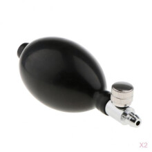 2pcs Inflator Bulb Air Pump with Control Valve for Blood Pressure Moni