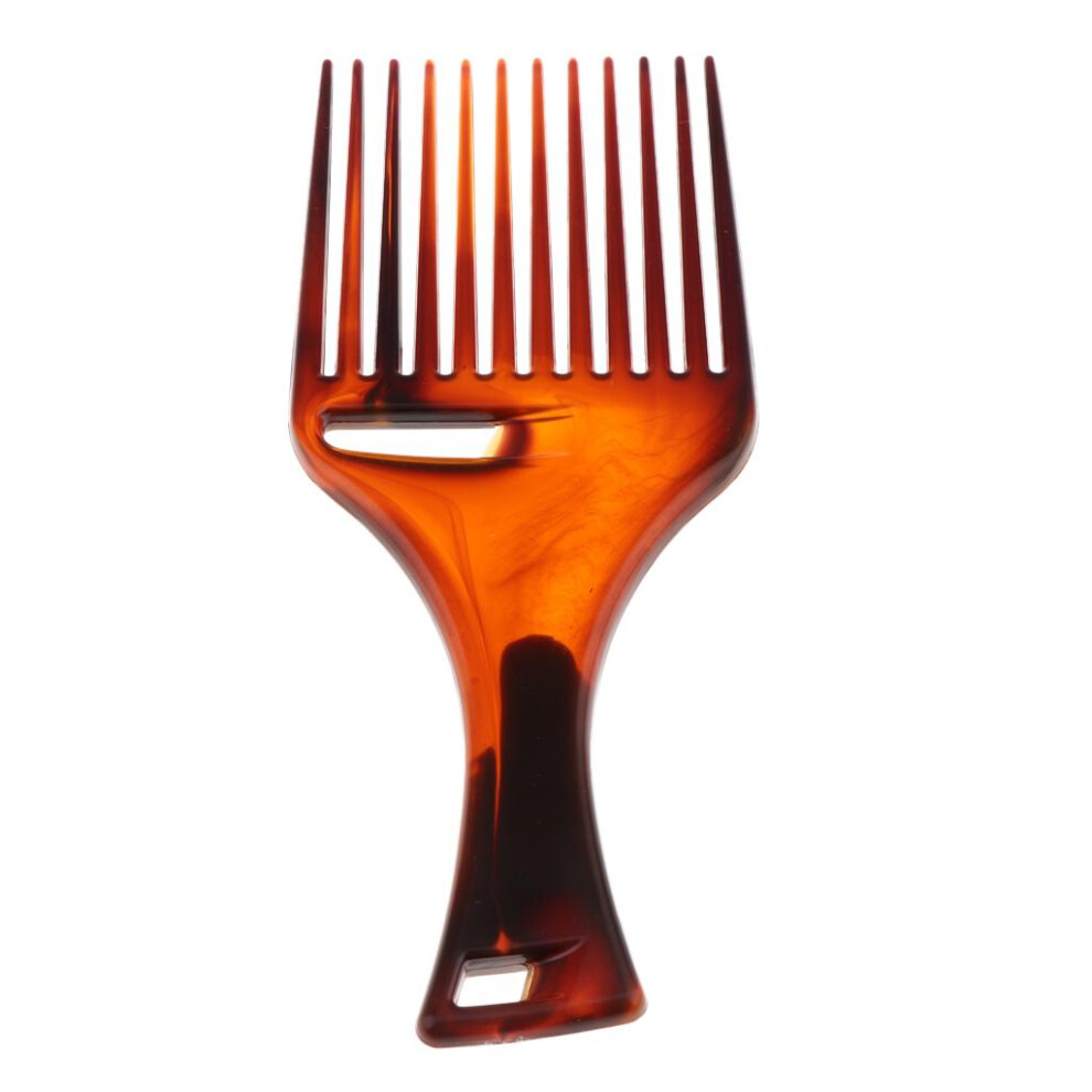 Unisex Salon Afro Hair Pick Lift Comb Hairdresser Styling Detangler Wide Toot
