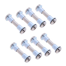8pcs Inline Skate Wheel Screw Replacement Roller Skates Bolts & Spacer