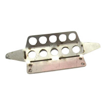 Stainless Steel Metal Front Chassis Guard Plate for MN D90 D91 RC Craw