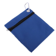Portable Golf Tee Ball Storage Bag Golf Ball Accessory Pouch with Cara