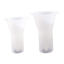 2Pcs Ring Holder Mold Keychain Cone Shaped Soap Candle Crafting Mould