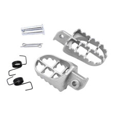 CNC Aluminum Foot Pegs Footpegs Footrest Pedals Kit for Yamaha PW80 Pi