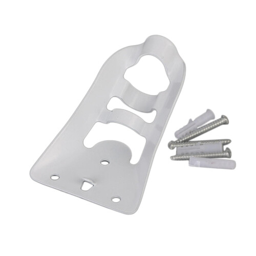 Flagpole Holder Base White with Screws Mounting for Windsock Patio